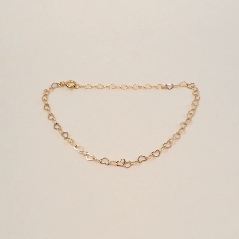 Heart Chain Bracelet