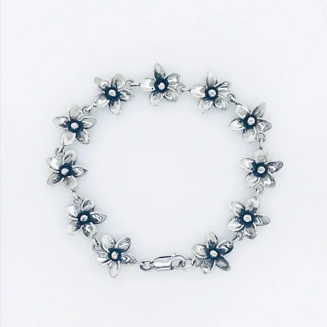 Plumeria Flower Bracelet