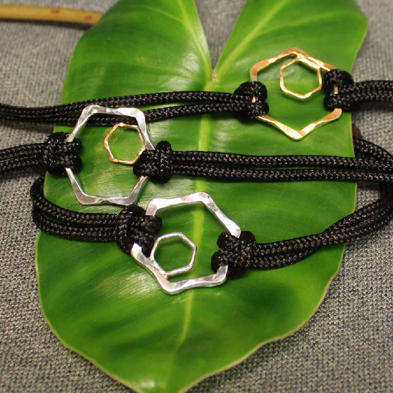 Bestselling Jewelry At Special Promotional Rates Honeycomb Cord Bracelet