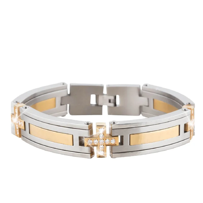 Fashion-Forward Jewelry At Exclusive Discounts Iconic Two-Tone Bracelet