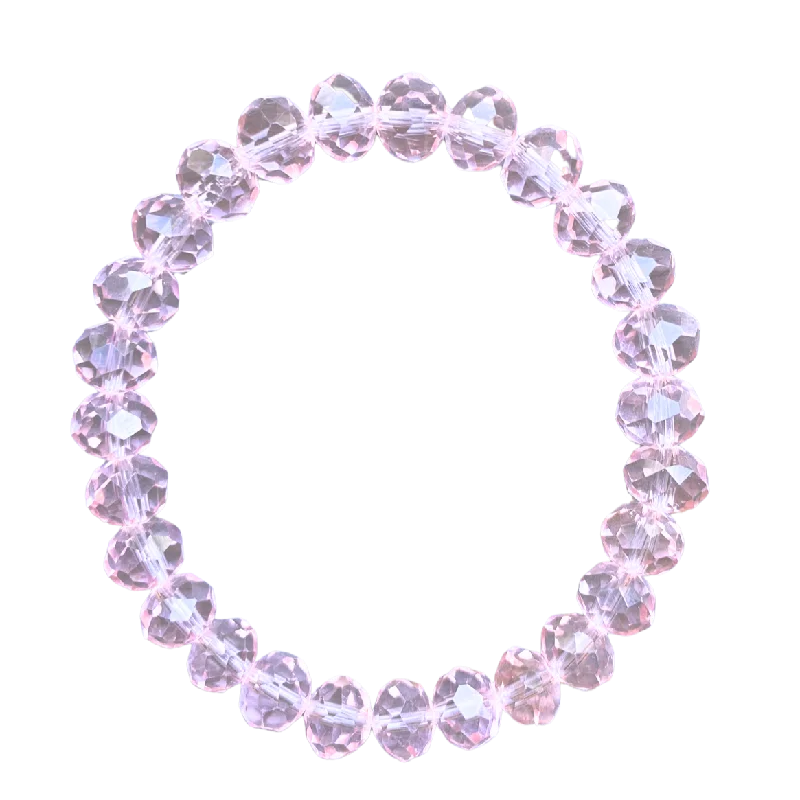 Affordable Luxury Jewelry – Style At A Great Price Ice Pink Faceted Rondelle 8mm Bracelet Affordable Luxury Jewelry – Style At A Great Price Ice Pink Faceted Rondelle 8mm Bracelet