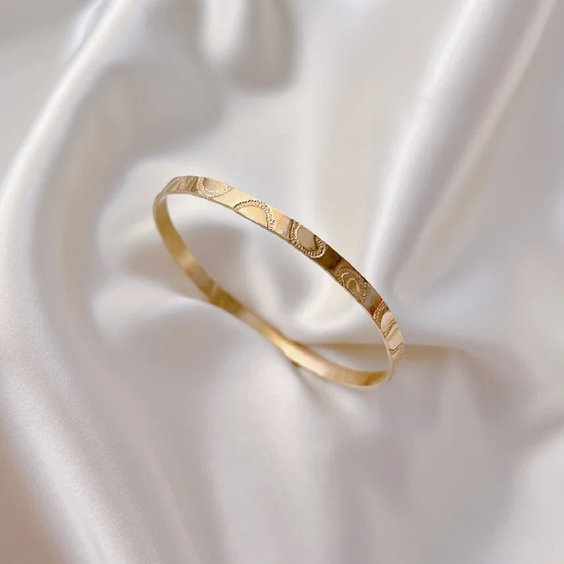 Jewelry Clearance Event – Stock Up Before It's Over Lokelani Lei Stamped Bangle