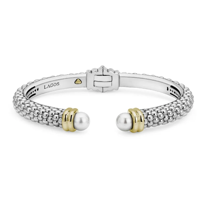 Unique Jewelry Designs Now At Discounted Rates Luna Pearl Cuff Bracelet