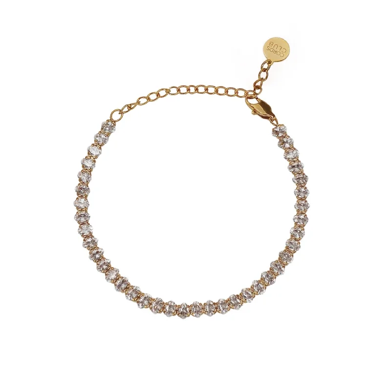 Fashion-Forward Geometric Jewelry For Contemporary Style Marquise Tennis Bracelet