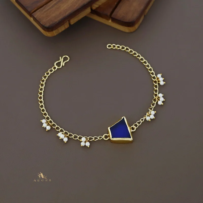 Personalized Engraved Jewelry For Meaningful Gifts Marsha Raw Stone Pearl Bracelet
