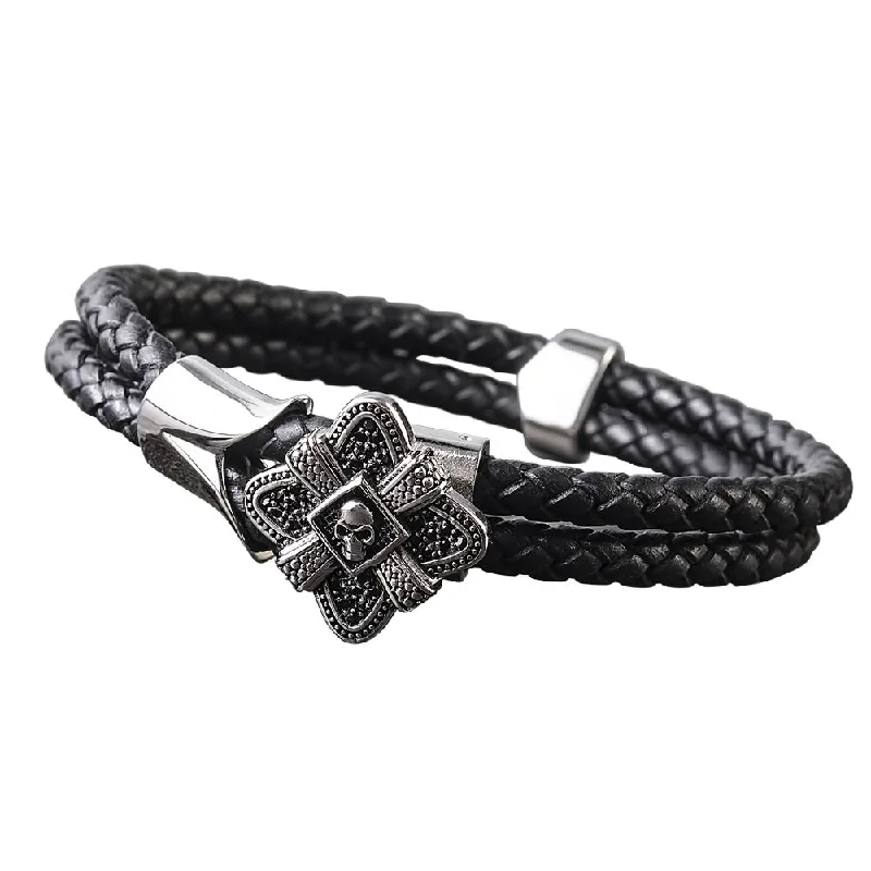 Bestselling Jewelry At Special Promotional Rates Men's Midnight Skull Steel Bracelet Bestselling Jewelry At Special Promotional Rates Men's Midnight Skull Steel Bracelet