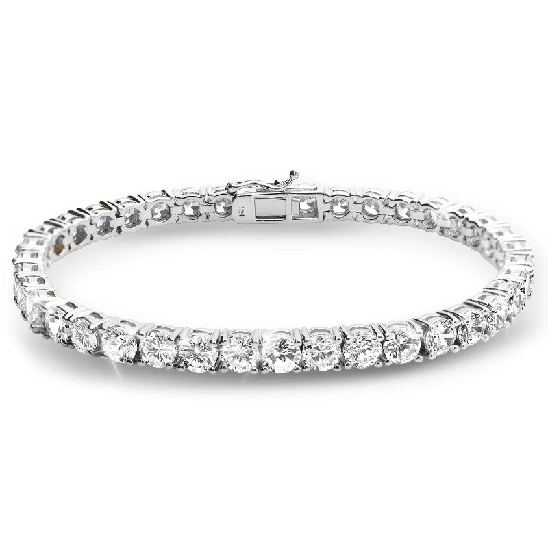 Stunning Statement Jewelry, Unbeatable Discounts Millionaire Rhodium Tennis Bracelet Stunning Statement Jewelry, Unbeatable Discounts Millionaire Rhodium Tennis Bracelet