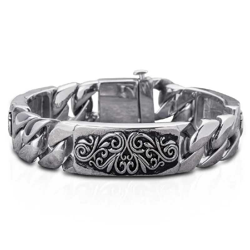 Celebrate With Sparkle – Jewelry Sale Now Live Montana Scroll Bracelet Steel