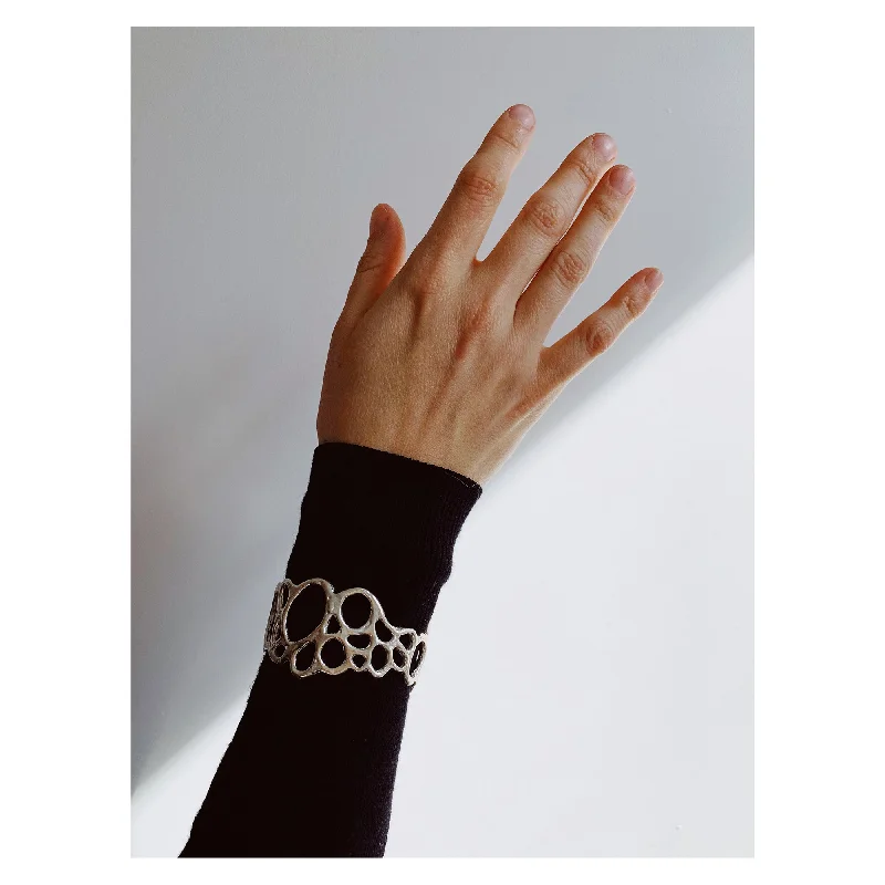 Shop Fine Jewelry With Amazing Deals Morel Wide Cuff, Silver