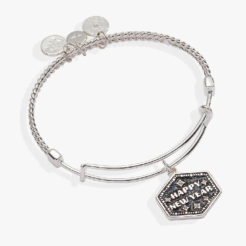 Happy New Year Glitter Bangle