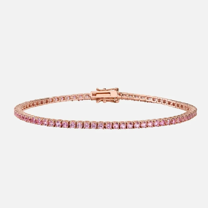 Pink Sapphire Bracelet