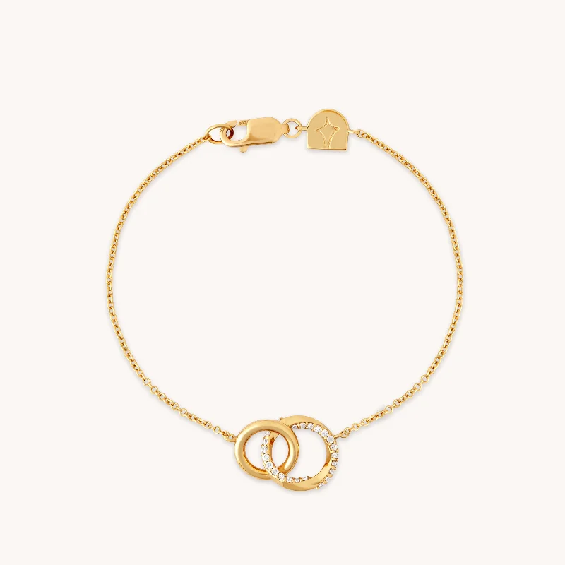 Best-Selling Jewelry Now Available At Special Deals Orbit Crystal Bracelet in Gold