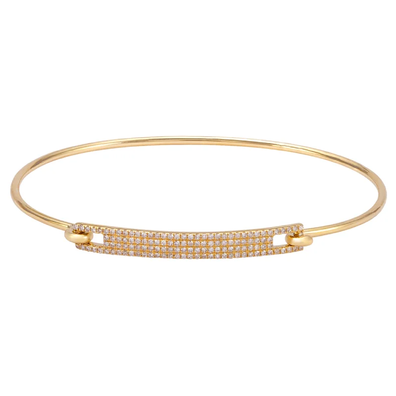 Holiday Jewelry Sale – Perfect Gifts At Great Prices Pave Diamond ID Bangle