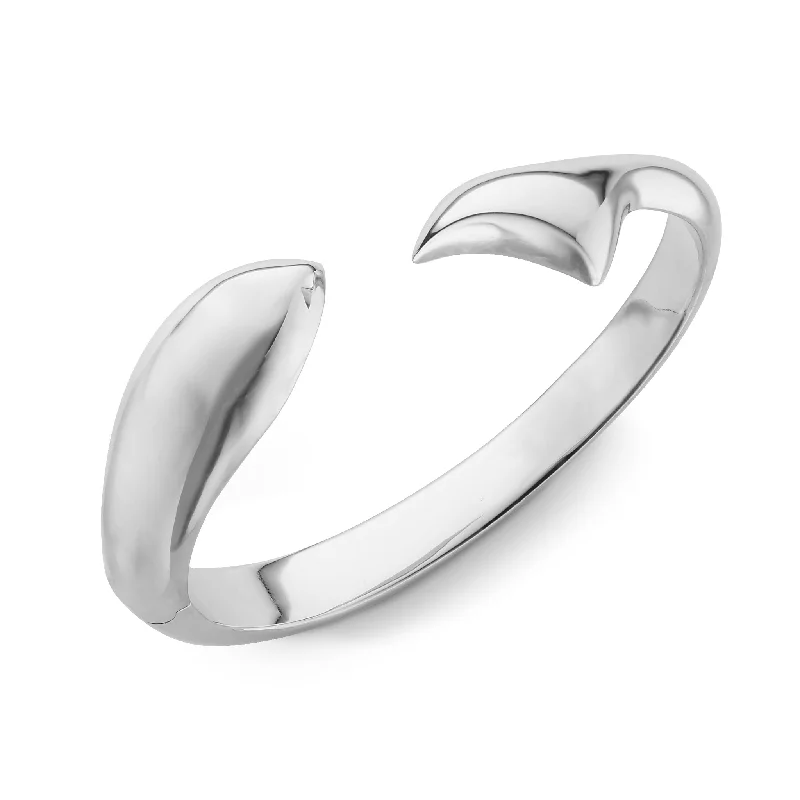 Huge Markdowns On Premium Jewelry Styles "Perseverance" Fish Sterling Silver Cuff