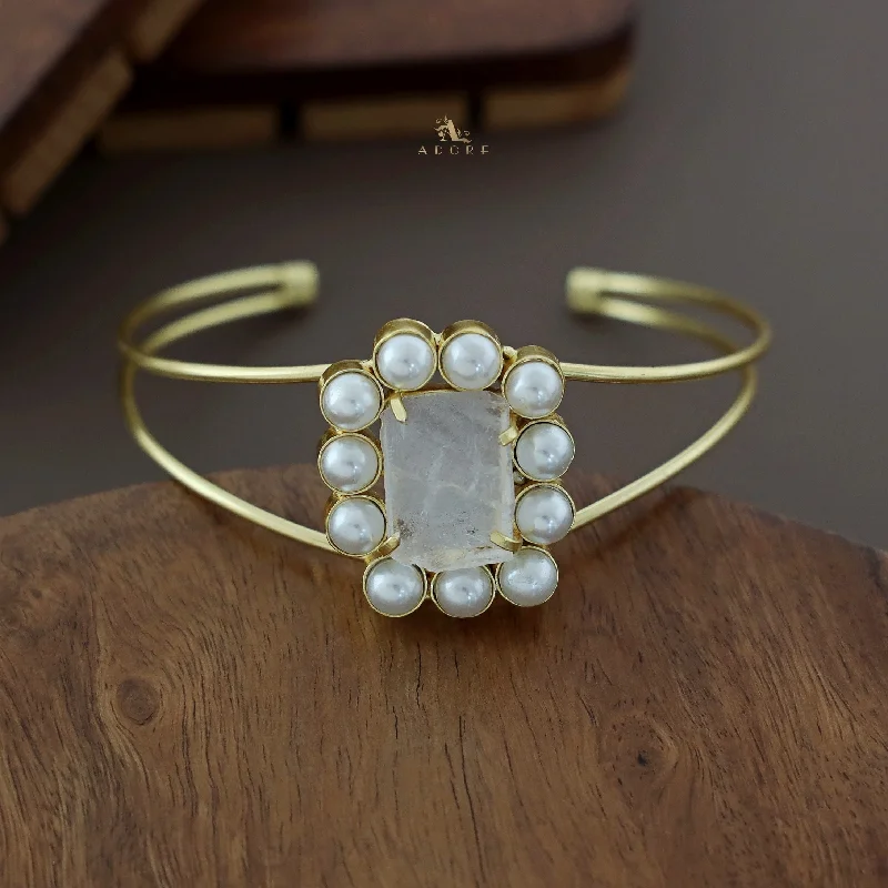 Sparkle For Less – Shop Our Limited-Time Jewelry Deals Rasia Pearl Raw Stone Bangle