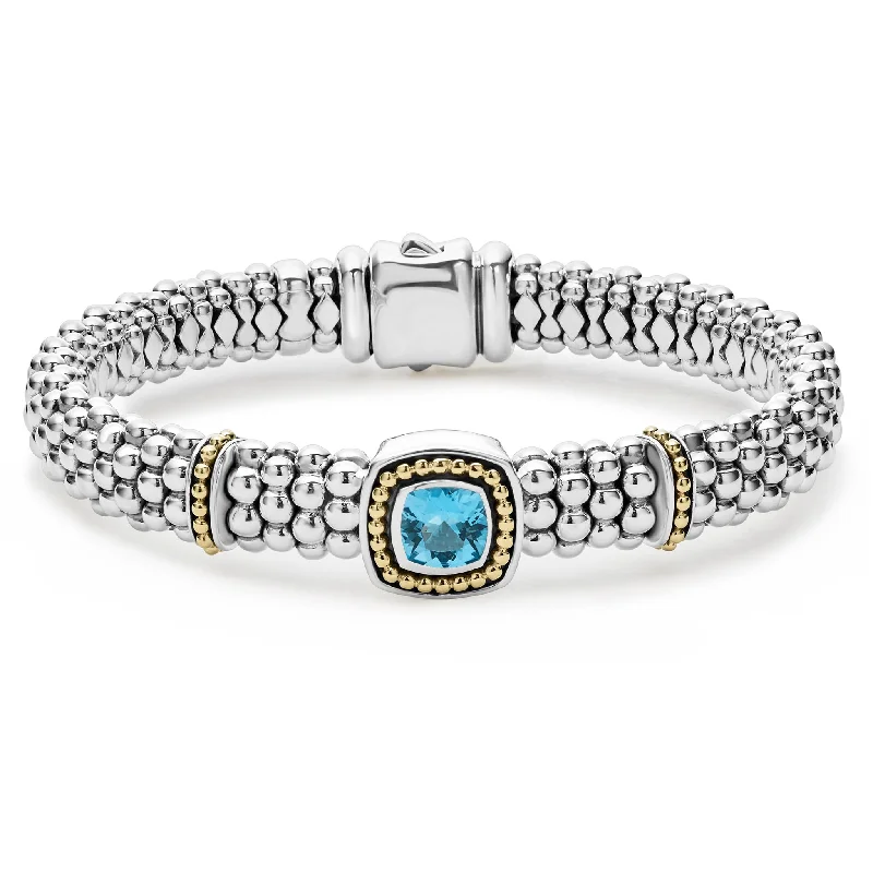 Personalized Jewelry Sale – Meaningful Gifts At Great Prices Rittenhouse Swiss Blue Topaz Caviar Bracelet | 9mm