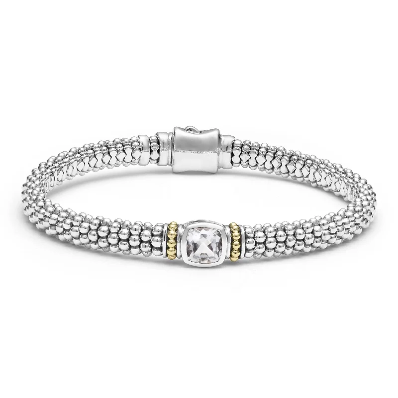 Elegant Jewelry Styles At Budget-Friendly Prices Rittenhouse White Topaz Caviar Bracelet | 6mm Elegant Jewelry Styles At Budget-Friendly Prices Rittenhouse White Topaz Caviar Bracelet | 6mm