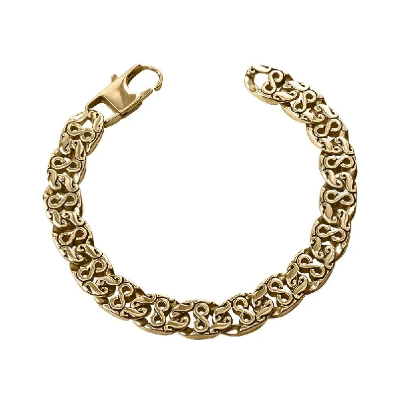 Affordable Glamour – Premium Jewelry For Less Samson Gold Steel Bracelet