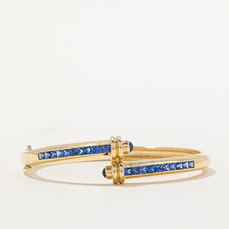 Seasonal Jewelry Sale – Upgrade Your Collection Sapphire Bypass Bracelet | 1.50ctw | 6.5" |