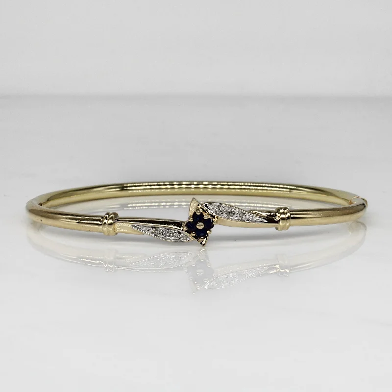 Shop Dazzling Jewelry At The Best Prices Sapphire & Diamond Bracelet | 0.12ctw, 0.03ctw | 7.5" |
