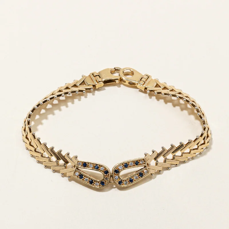 Seasonal Jewelry Deals – Elevate Your Style Sapphire & Diamond Bracelet | 0.35ctw, 0.14ctw | 7" |