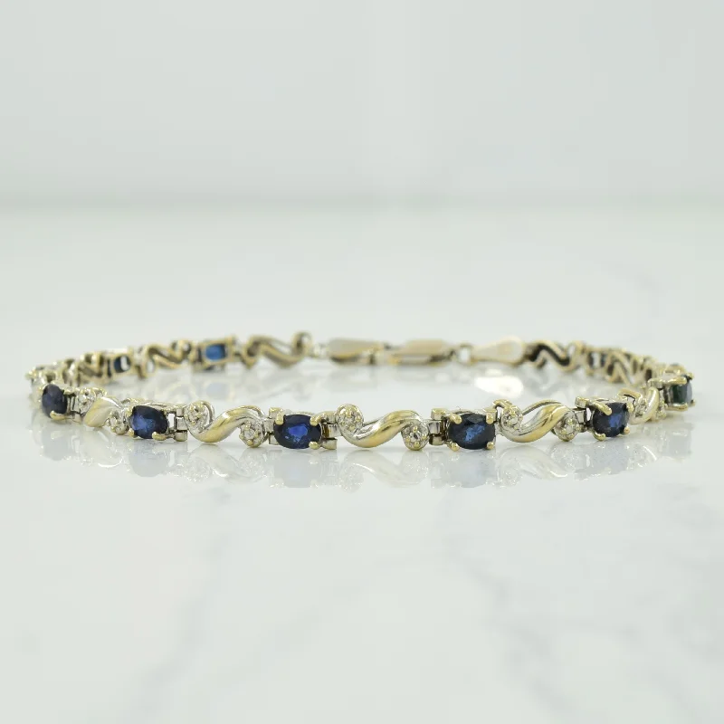 High-End Jewelry, Now More Affordable Than Ever Sapphire & Diamond Bracelet | 2.00ctw, 0.005ct | 7.25" |