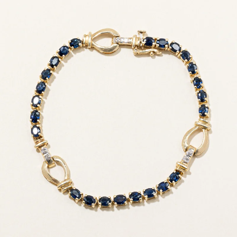 Affordable Elegance – Special Jewelry Sale Now Live Sapphire & Diamond Bracelet | 5.28ctw, 0.06ctw | 7" |