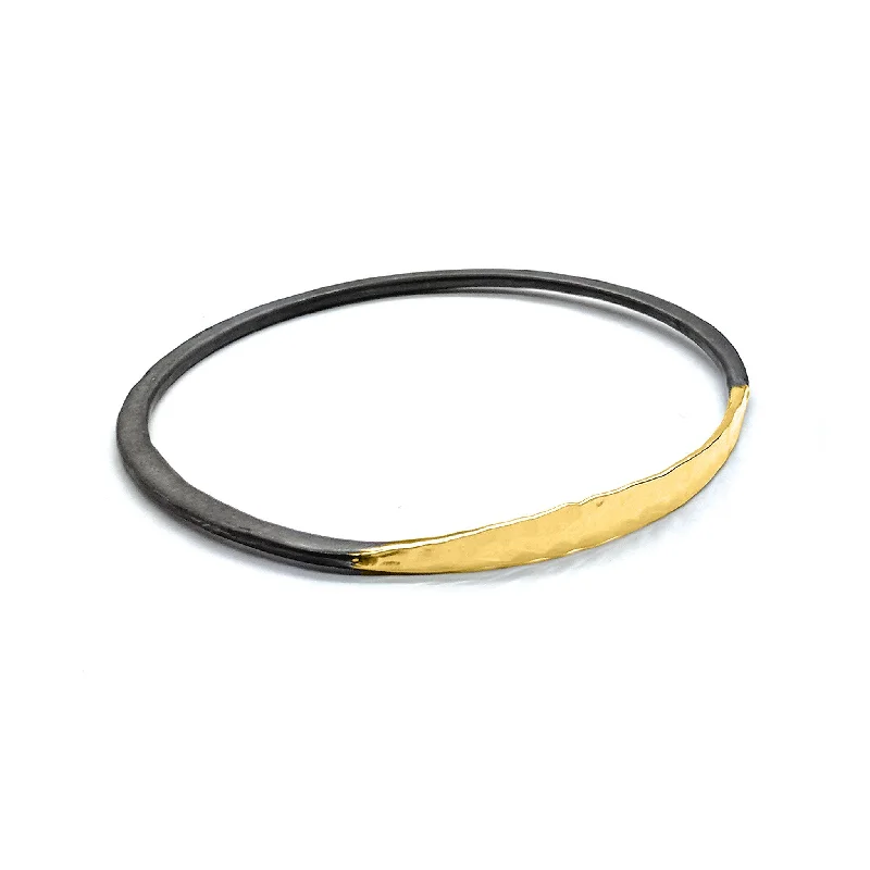 Satin Shiny Eclipse Bangle (B342)