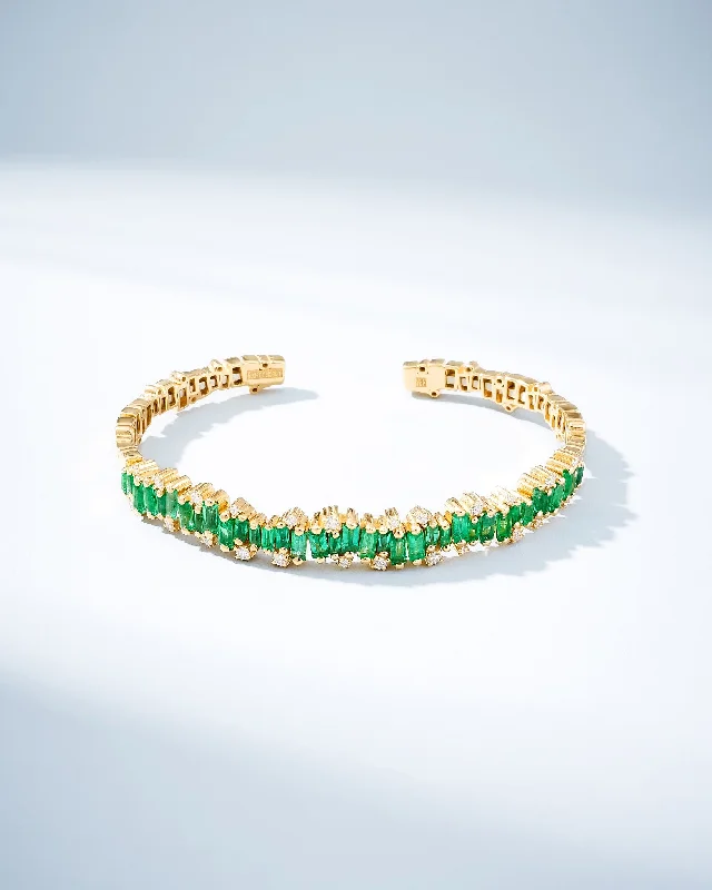Jewelry Sale – Exclusive Styles At Lower Prices Shimmer Audrey Emerald Bangle