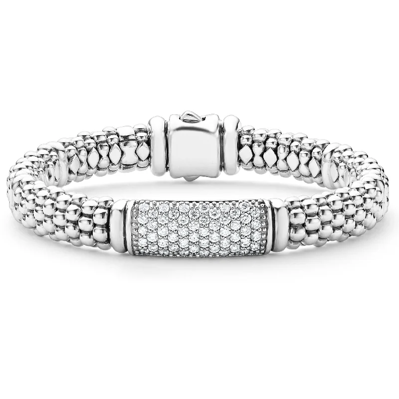 Signature Caviar Caviar Diamond Bracelet | 9mm