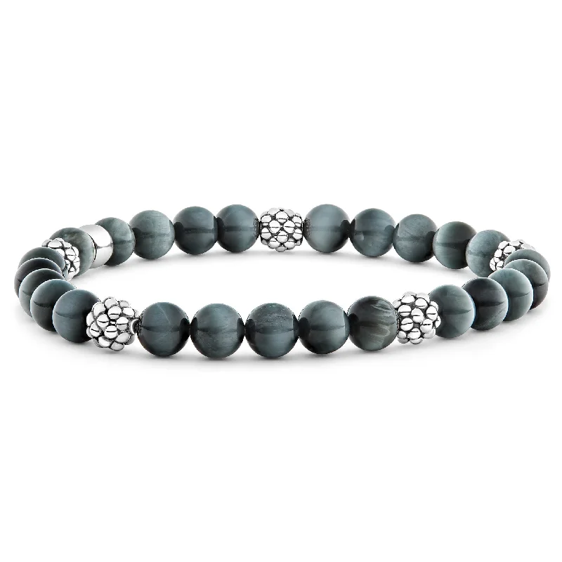 Elegant Designs, Unbeatable Discounts – Shop Jewelry Now Signature Caviar Five Station Silver Eagle Eye Bead Bracelet Elegant Designs, Unbeatable Discounts – Shop Jewelry Now Signature Caviar Five Station Silver Eagle Eye Bead Bracelet