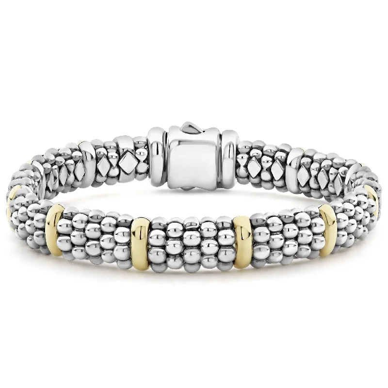 Luxury Jewelry At Unbeatable Discounts Signature Caviar Gold Station Caviar Bracelet | 9mm Luxury Jewelry At Unbeatable Discounts Signature Caviar Gold Station Caviar Bracelet | 9mm
