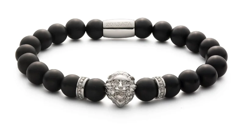 Elevate Your Outfit With Discounted Statement Jewelry Silver Matte Lion