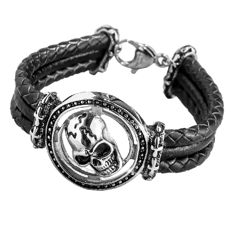 Trending Jewelry Styles Now At Limited-Time Discounts Skull Arena Steel Bracelet