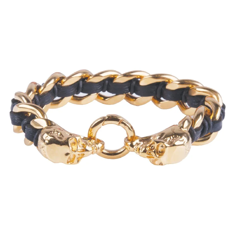 Don't Miss These Dazzling Jewelry Discounts Skull Pitch Bracelet