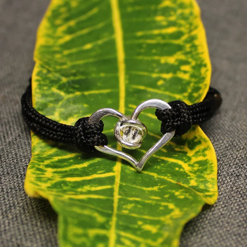 High-Quality Gemstone Jewelry For Special Occasions Heart Cord Bracelet