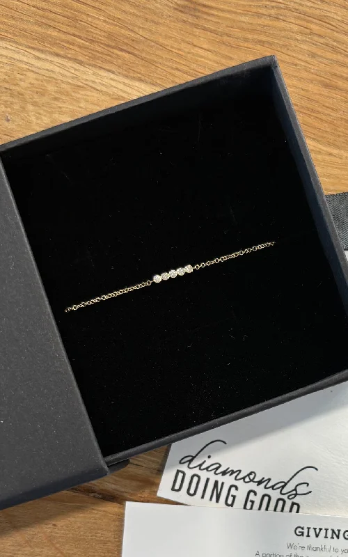 Shop Fine Jewelry With Amazing Deals The Ainsley Bezel Diamond Bracelet