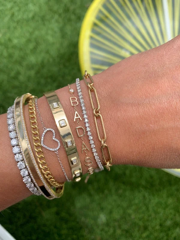 14k Yellow Gold- BADASS