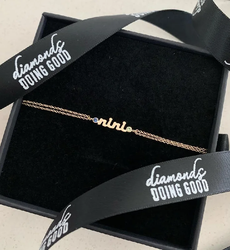 Your Dream Jewelry At Dream Prices The Nini Personalized Bracelet with Gemstones