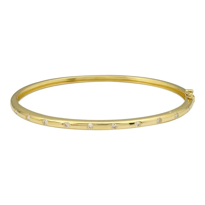 Dazzle With Discounts – Shop Jewelry On Sale Thin Diamond Sprinkle Bangle