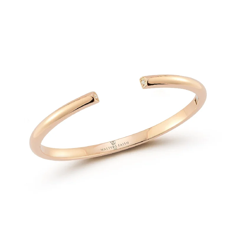 Final Call For Exquisite Jewelry At Reduced Rates THOBY 18K GOLD AND DIAMOND TUBULAR CUFF BRACELET Final Call For Exquisite Jewelry At Reduced Rates THOBY 18K GOLD AND DIAMOND TUBULAR CUFF BRACELET