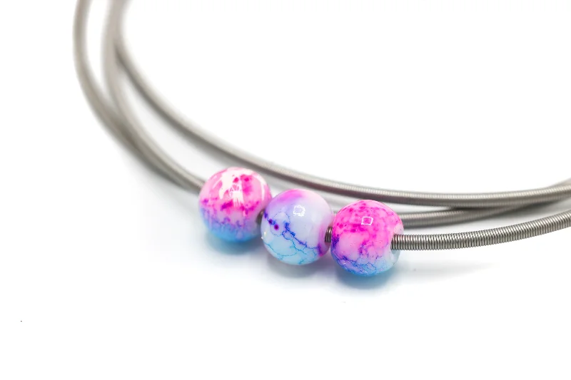 Tie Dye Bead Charm