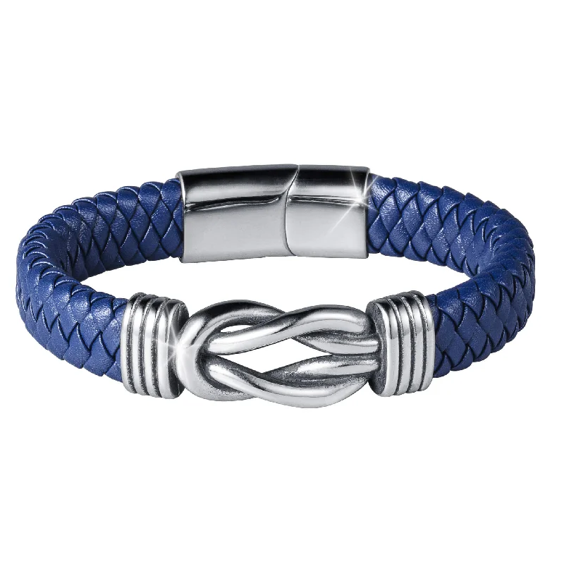 Clearance Sale On High-End Jewelry Collections Trinity Blue Men's Bracelet