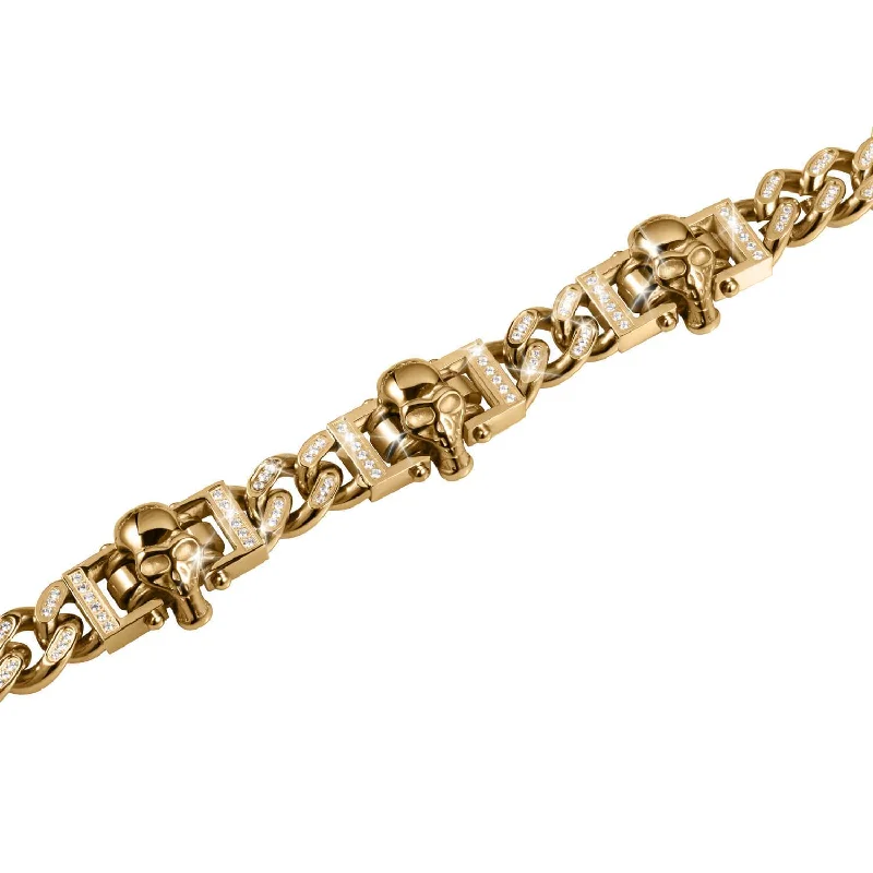 Buy More, Save More On Stunning Jewelry Pieces Trio Skull Bracelet