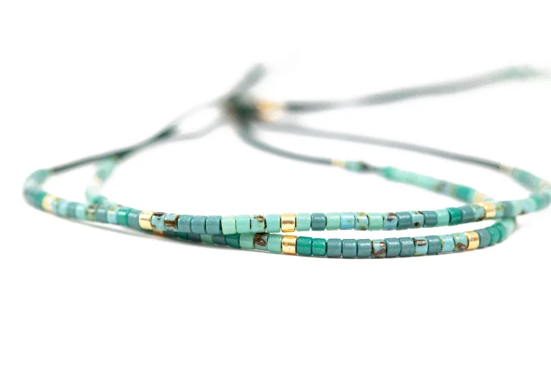 Turquoise Beaded Friendship Bracelets