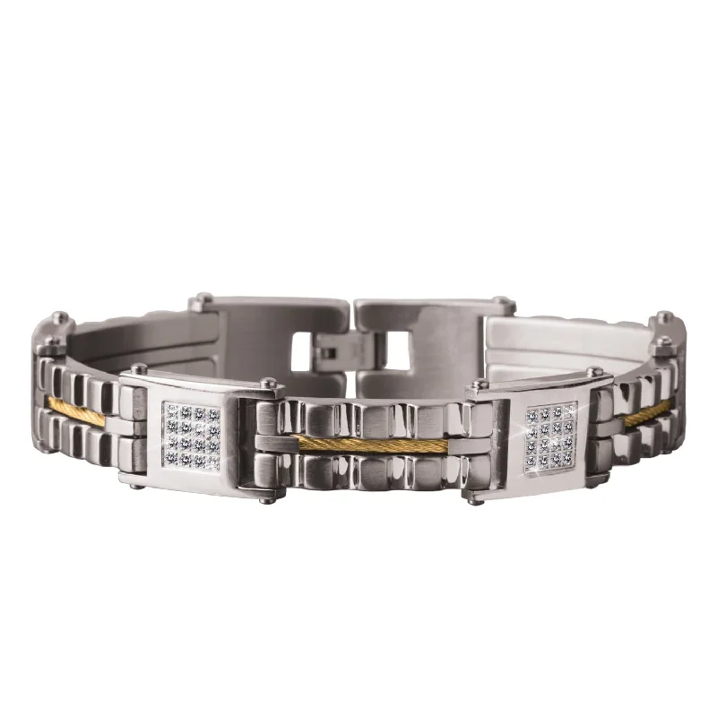 The Ultimate Jewelry Sale – Shop Premium Styles Ultima Men's Rhodium Bracelet