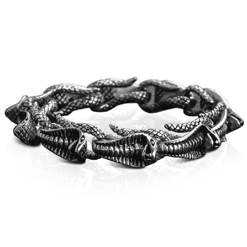 Get Your Favorite Jewelry At The Best Price Venom Men's Steel Bracelet