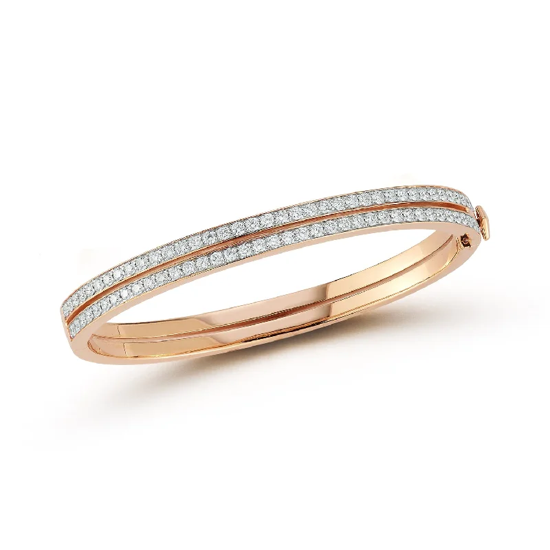 Elegant Jewelry At Unbeatable Offers – Shop Before It's Gone WF CLASSIC 18K GOLD AND DIAMOND DOUBLE ROW BANGLE BRACELET Elegant Jewelry At Unbeatable Offers – Shop Before It's Gone WF CLASSIC 18K GOLD AND DIAMOND DOUBLE ROW BANGLE BRACELET
