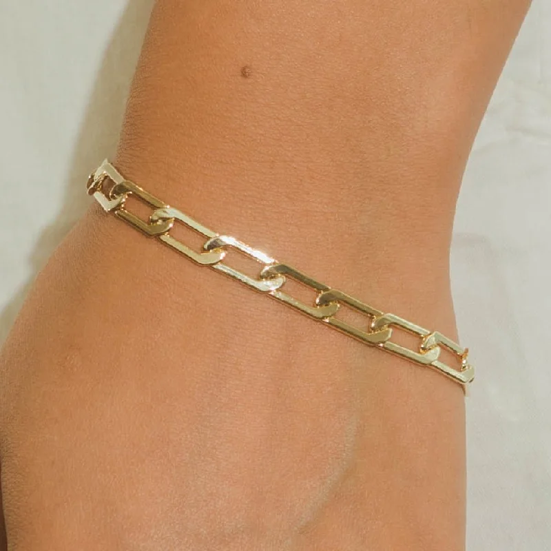 Flash Sale On Stunning Jewelry – Don't Miss Out Chain Link Bracelet - Gold