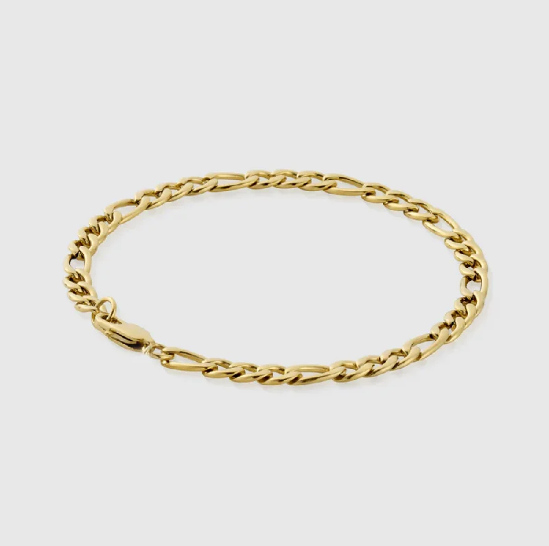 Personalized Jewelry Sale – Unique Pieces At Great Prices FIGARO BRACELET 5MM - Gold